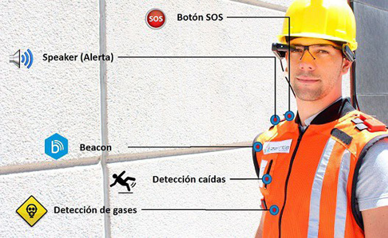 Un nuevo chaleco inteligente puede reducir un 30 % los accidentes laborales