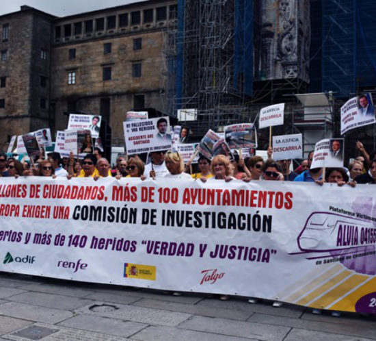 El PP se queda solo en contra de la investigación parlamentaria del accidente del Alvia en Santiago