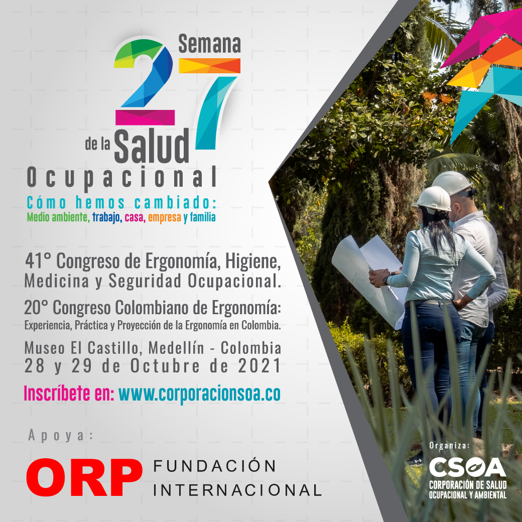 Fundación Internacional ORP aliado 27ª Semana de la Salud Ocupacional de Colombia