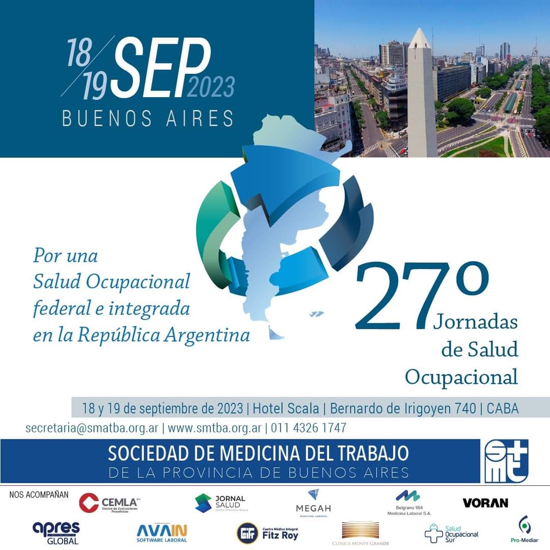 smtba 27 jornadas salud ocupacional buenos aires